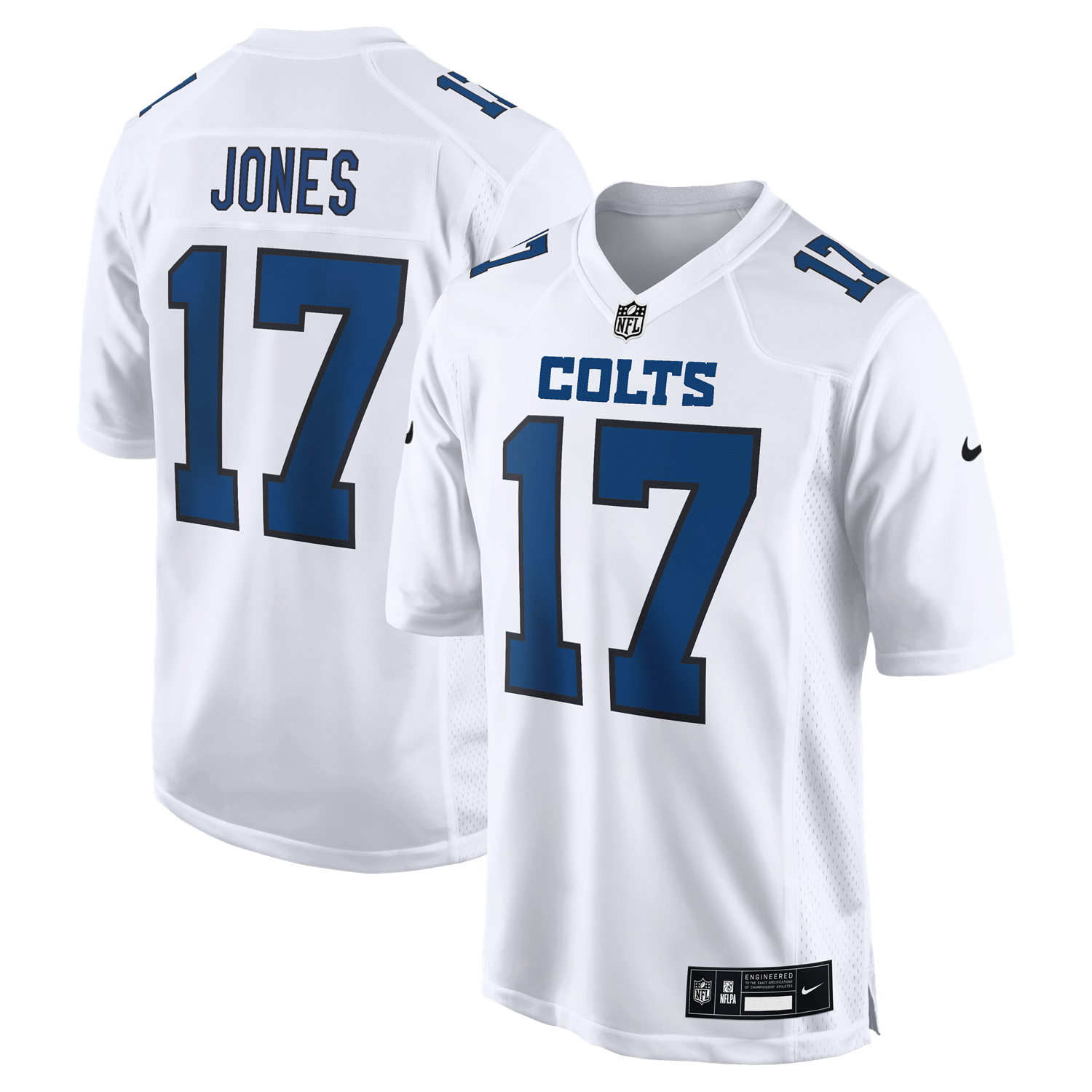 daniel jones indianapolis colts nike fashion game jersey tundra white clowdercats cdawr