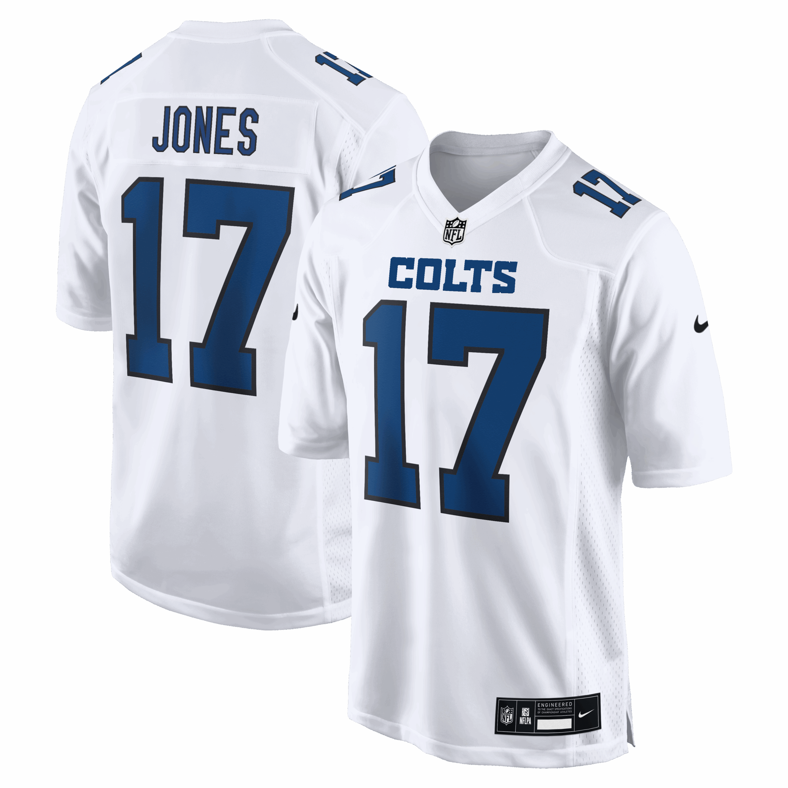 daniel jones indianapolis colts nike fashion game jersey tundra white clowdercats cdawr.png
