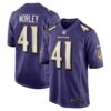daryl worley baltimore ravens nike game player jersey purple clowdercats qzins.jpg