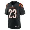 daxton hill cincinnati bengals nike player game jersey black clowdercats srhud.jpg