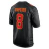 deandre hopkins kansas city chiefs nike super bowl lix fashion game jersey carbon black clowdercats zjlvw.jpg