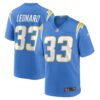 deane leonard los angeles chargers nike game player jersey powder blue clowdercats meiaq.jpg