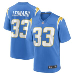 deane leonard los angeles chargers nike game player jersey powder blue clowdercats meiaq.jpg