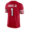 deebo samuel sr san francisco 49ers nike alternate vapor fuse limited jersey scarlet clowdercats pm6su.jpg