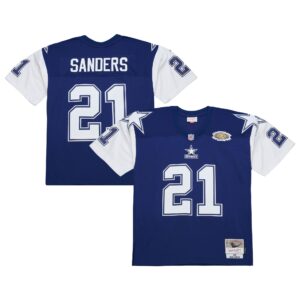 deion sanders dallas cowboys mitchell ness 1995 legacy replica jersey navy clowdercats zjkzi.jpg
