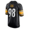 demarvin leal pittsburgh steelers nike game player jersey black clowdercats 395ja.jpg