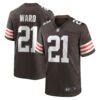 denzel ward cleveland browns nike game jersey brown clowdercats 4y7kx.jpg