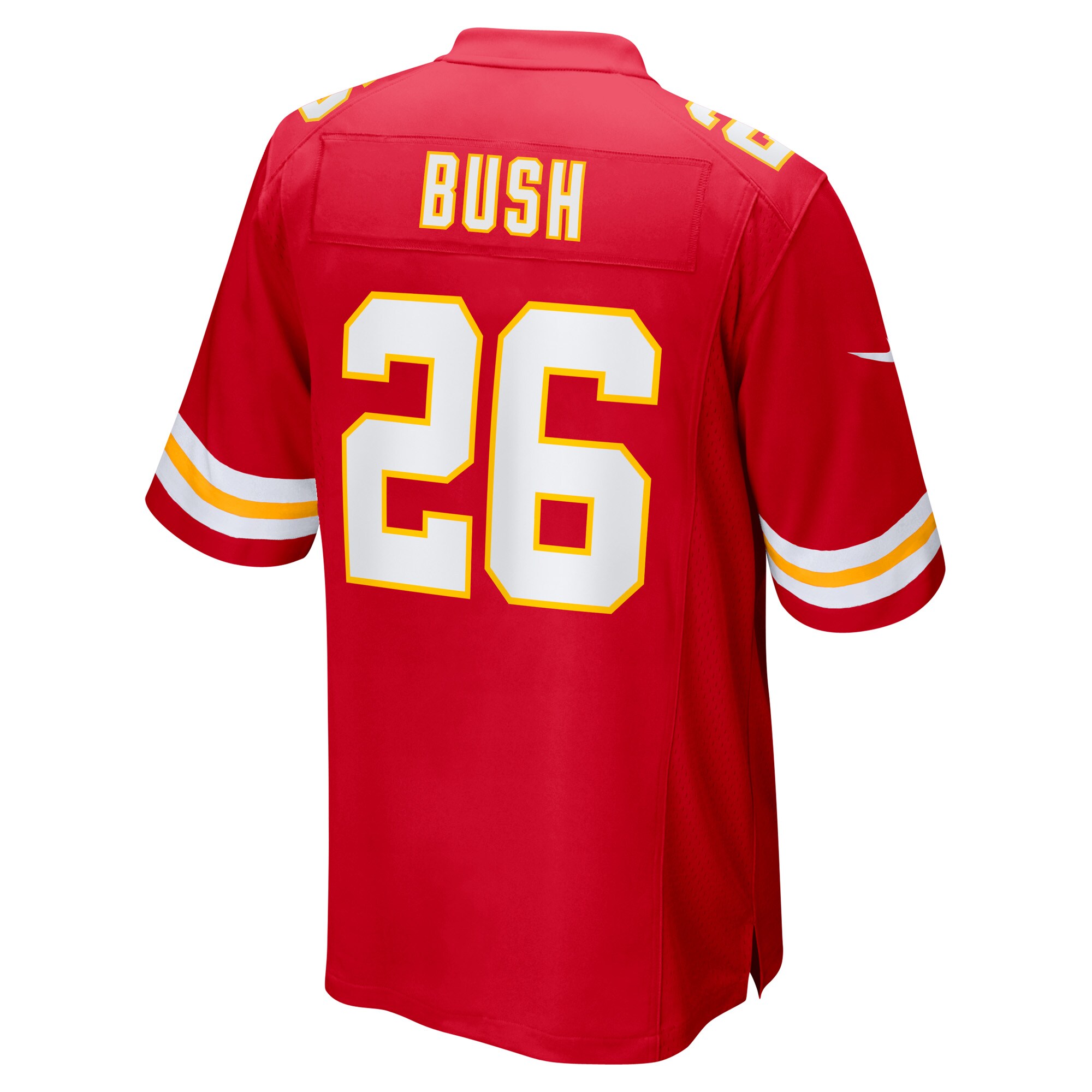 deon bush kansas city chiefs nike game player jersey red clowdercats wcko6.jpg