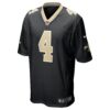 derek carr new orleans saints nike game jersey black clowdercats smxxz.jpg