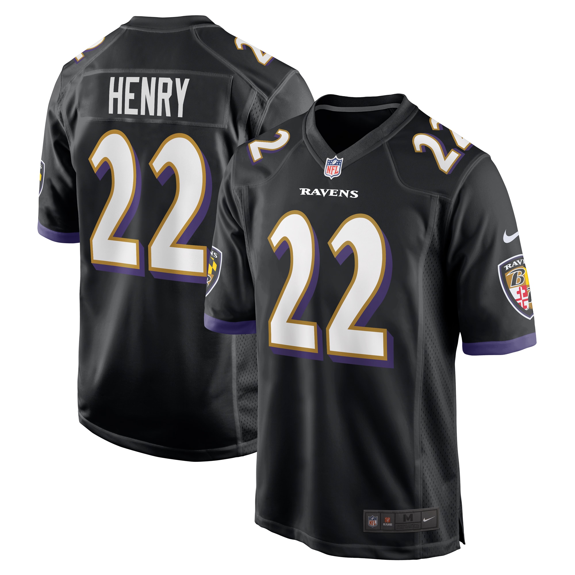 derrick henry baltimore ravens nike alternate game jersey black clowdercats wmszn.jpg