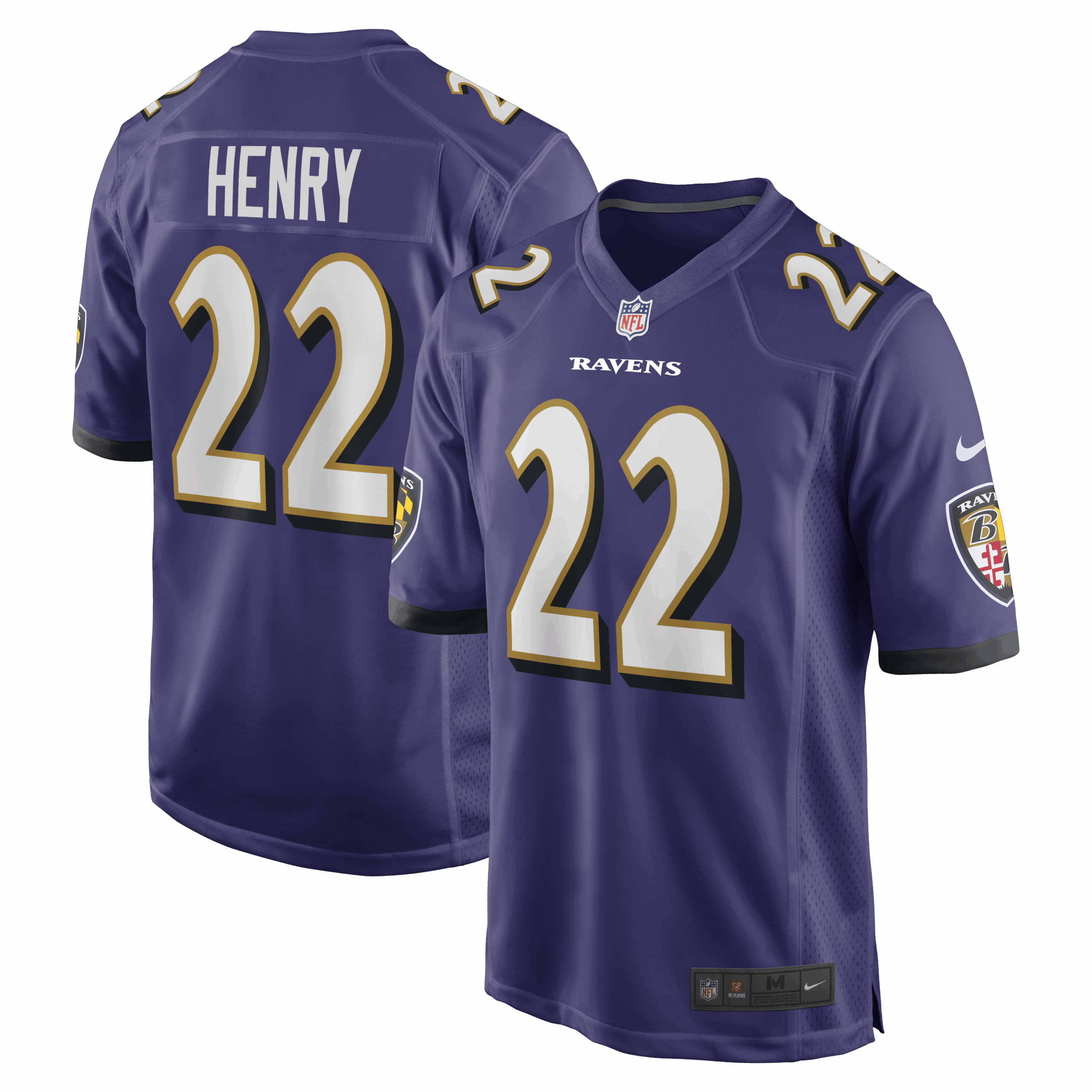derrick henry baltimore ravens nike game player jersey purple clowdercats jffnn.png