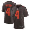 deshaun watson cleveland browns nike alternate game jersey brown clowdercats 7j4gn.jpg