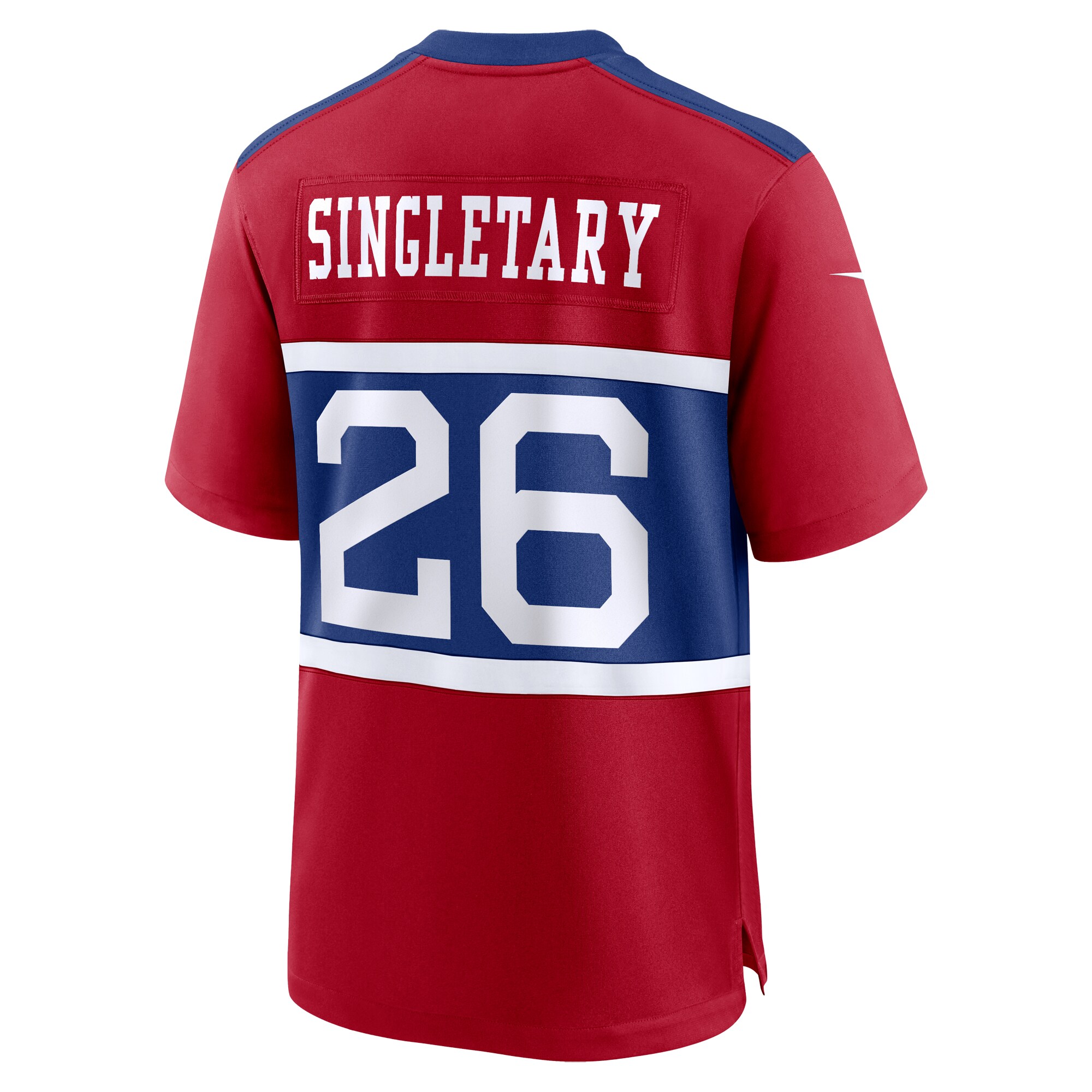 devin singletary new york giants nike alternate player game jersey century red clowdercats jtzhl.jpg