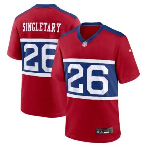 devin singletary new york giants nike alternate player game jersey century red clowdercats kzmxm.jpg