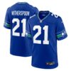 devon witherspoon seattle seahawks nike throwback player game jersey royal clowdercats upkub.jpg
