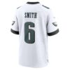 devonta smith philadelphia eagles nike white game jersey white clowdercats fsbpk.jpg