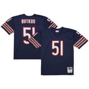 dick butkus chicago bears mitchell ness legacy replica jersey navy clowdercats ciwnh.jpg