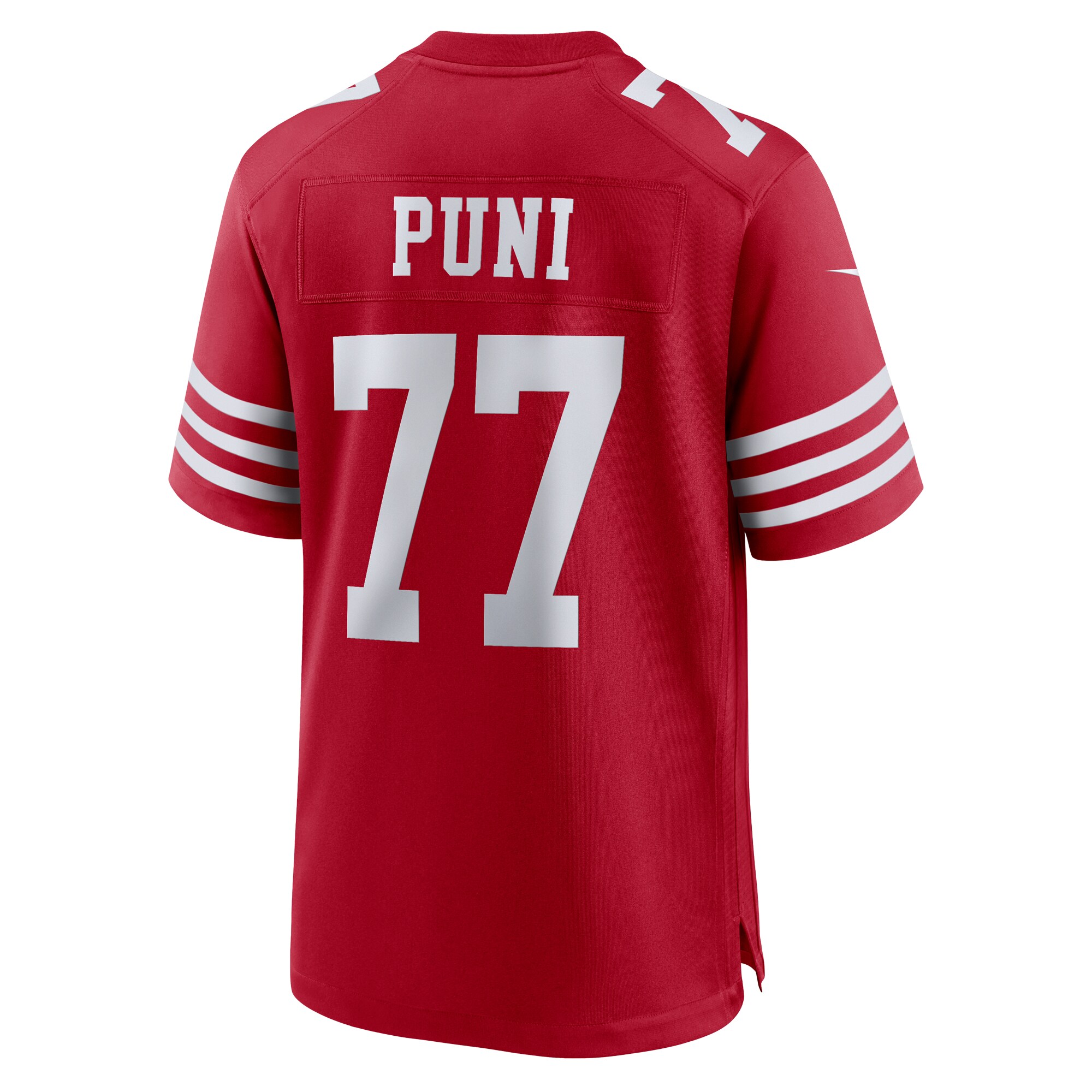 dominick puni san francisco 49ers nike team game jersey scarlet clowdercats 6sypt.jpg