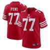 dominick puni san francisco 49ers nike team game jersey scarlet clowdercats ljaii.jpg