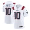 drake maye new england patriots nike player game jersey white clowdercats 3swq9.jpg