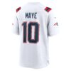 drake maye new england patriots nike player game jersey white clowdercats o6wtb.jpg