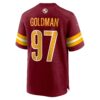 eddie goldman washington commanders nike team game jersey burgundy clowdercats raf1k.jpg