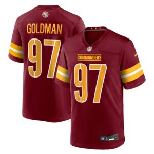 eddie goldman washington commanders nike team game jersey burgundy clowdercats tf0j7.jpg