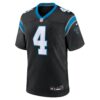eddy pineiro carolina panthers nike team game jersey black clowdercats lx2cj.jpg