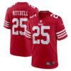 elijah mitchell san francisco 49ers nike team player game jersey scarlet clowdercats h7m4b.jpg