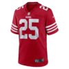 elijah mitchell san francisco 49ers nike team player game jersey scarlet clowdercats yocer.jpg