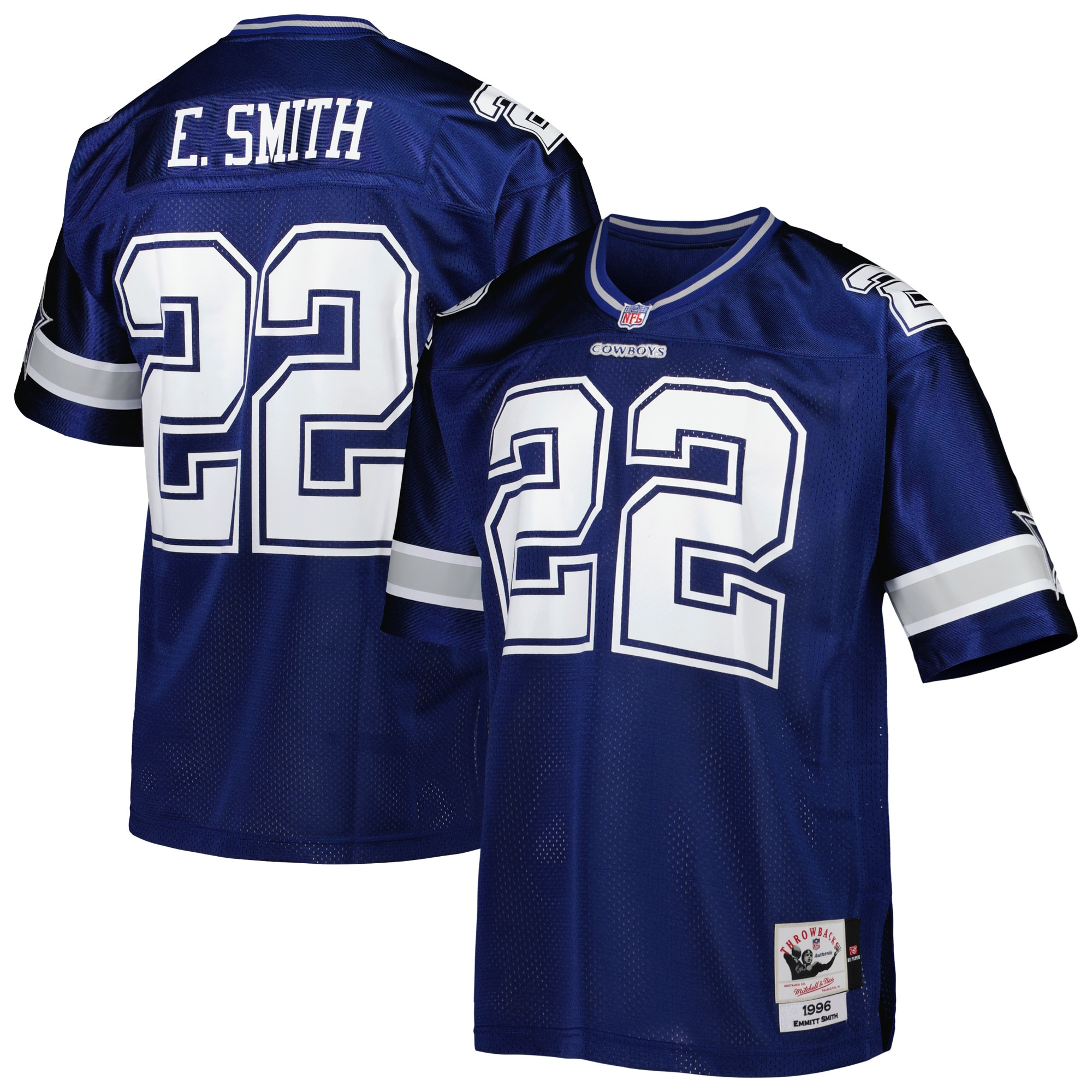 emmitt smith dallas cowboys 1996 mitchell ness authentic throwback retired player jersey navy clowdercats 6bb5h.jpg