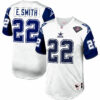 emmitt smith dallas cowboys 1996 mitchell ness authentic throwback retired player jersey white clowdercats mdyx4.jpg