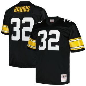 franco harris pittsburgh steelers mitchell ness big tall 1976 legacy retired player jersey black clowdercats gvbxp.jpg