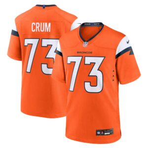 frank crum denver broncos nike team game jersey orange clowdercats 7kxez.jpg