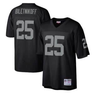 fred biletnikoff las vegas raiders mitchell ness legacy replica jersey black clowdercats t1lel.jpg