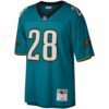 fred taylor jacksonville jaguars mitchell ness legacy replica jersey teal clowdercats fiihk.jpg