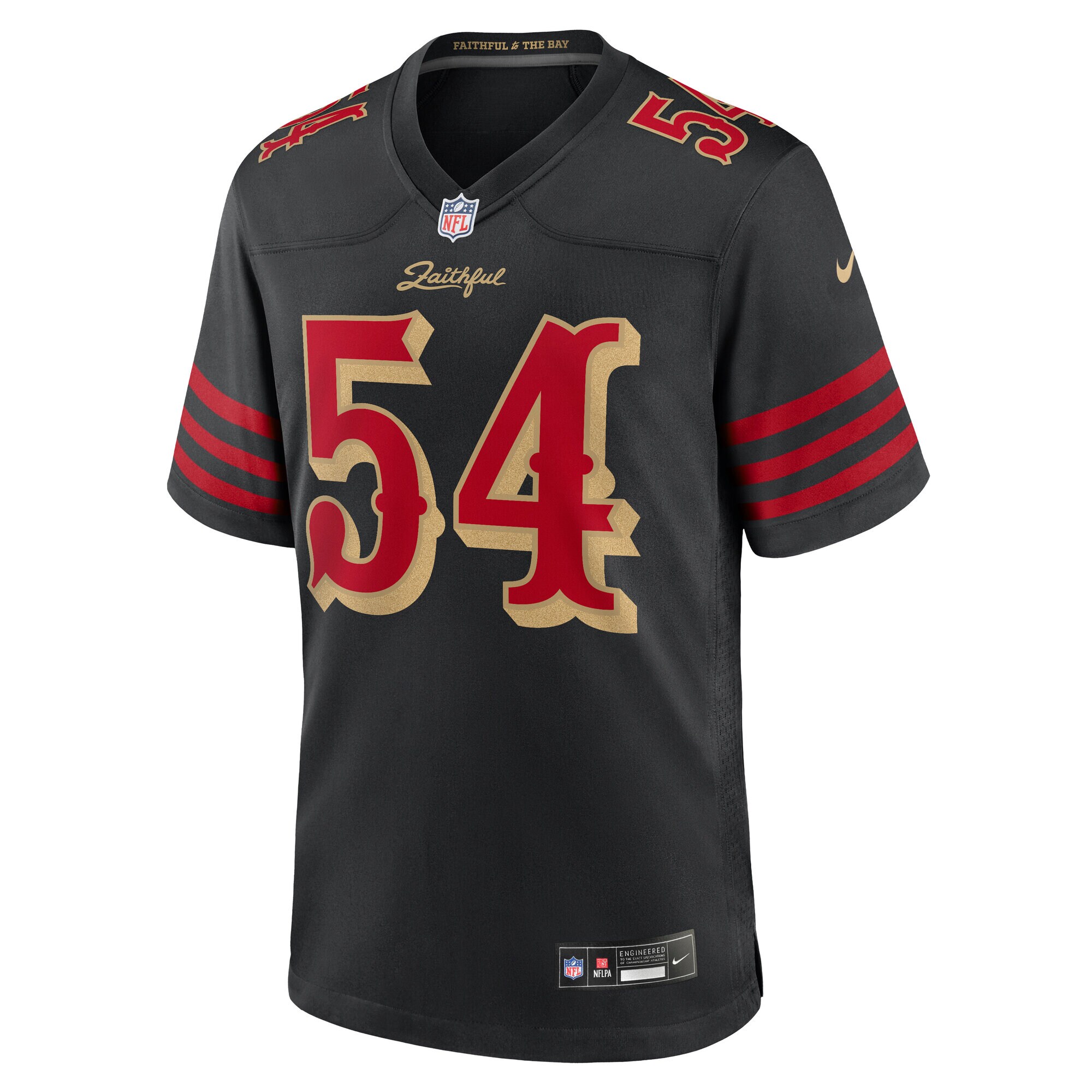fred warner san francisco 49ers nike 2025 rivalries collection game jersey black clowdercats huwyt.jpg