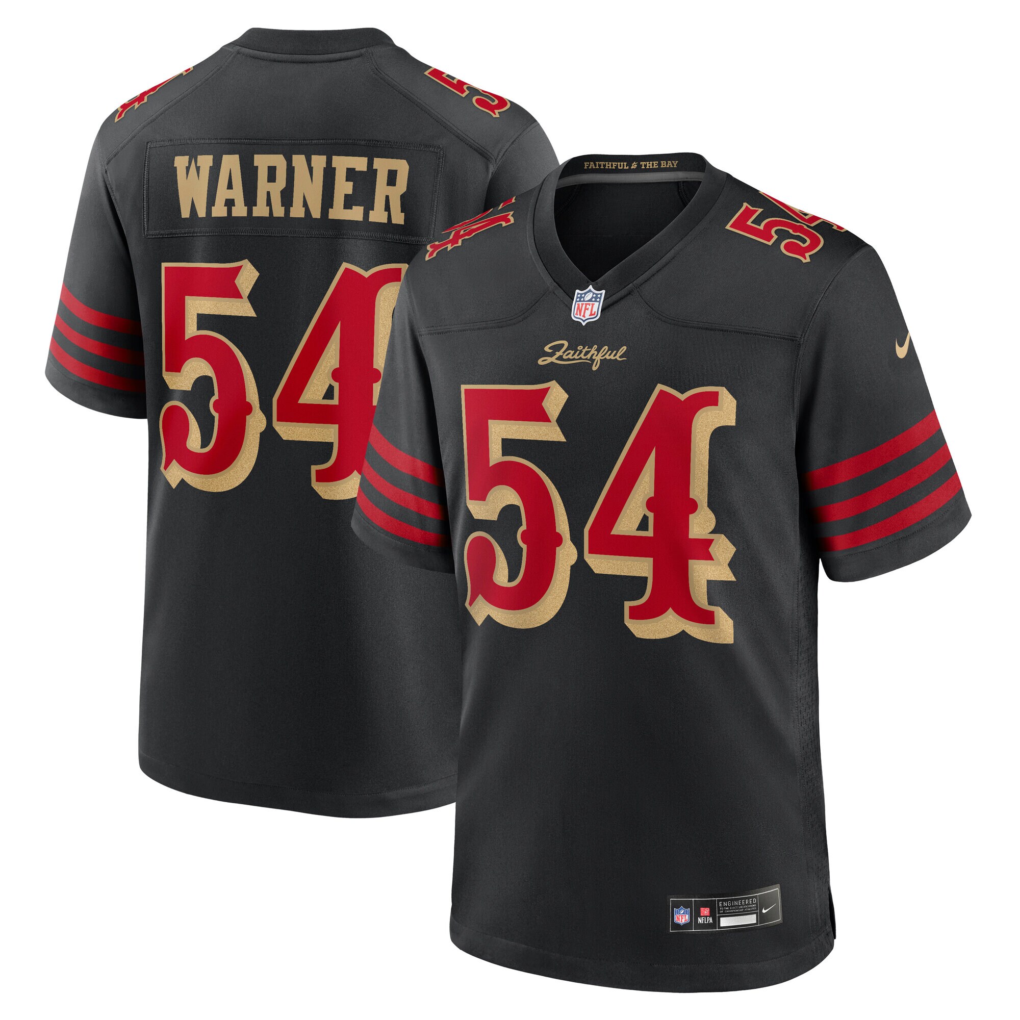 fred warner san francisco 49ers nike 2025 rivalries collection game jersey black clowdercats sjlhf.jpg
