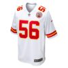 george karlaftis kansas city chiefs nike away game player jersey white clowdercats jysci.jpg