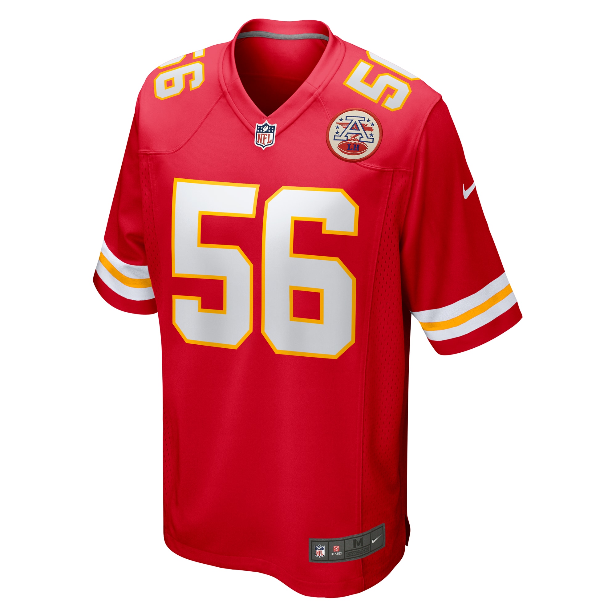 george karlaftis kansas city chiefs nike player game jersey red clowdercats rqahi.jpg