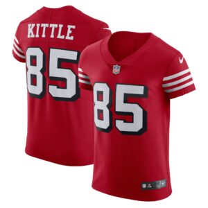 george kittle san francisco 49ers nike alternate vapor elite jersey scarlet clowdercats bjjgm.jpg