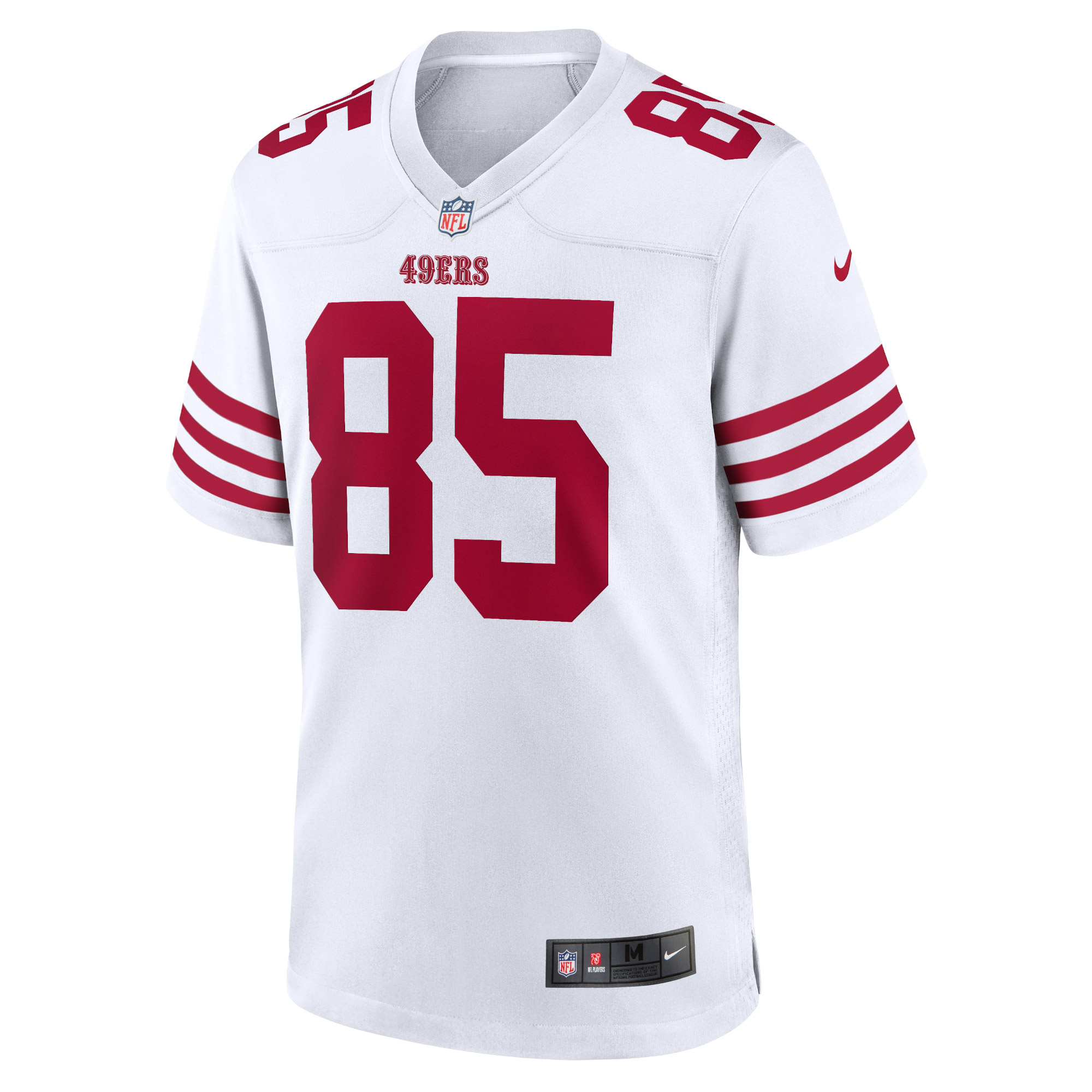 george kittle san francisco 49ers nike team game jersey white clowdercats qyun1.jpg