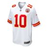 isiah pacheco kansas city chiefs nike away game player jersey white clowdercats db6or.jpg