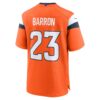 jahdae barron denver broncos nike 2025 nfl draft first round pick game jersey orange clowdercats orjos.jpg