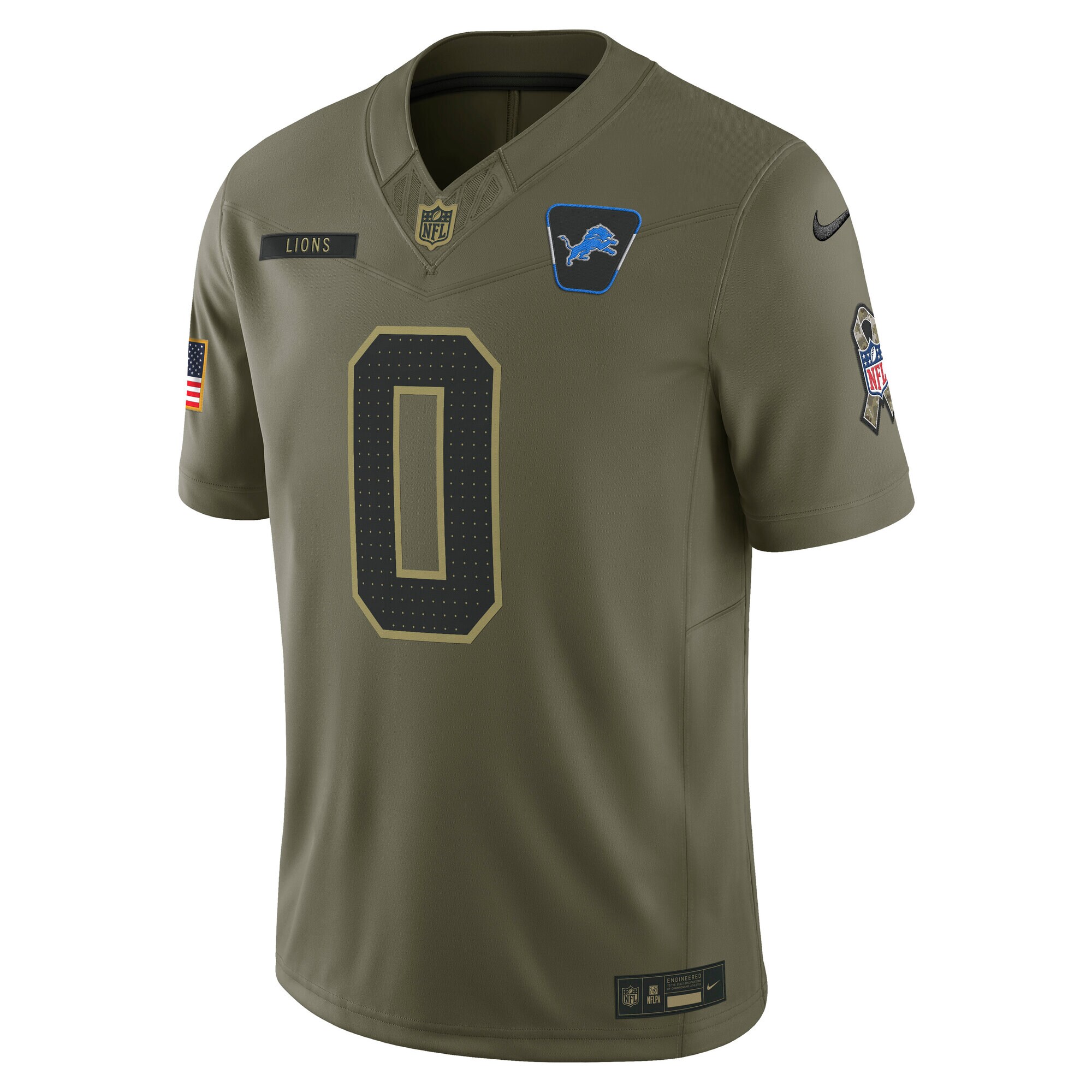 jahmyr gibbs detroit lions nike 2025 salute to service limited jersey olive clowdercats szz1d.jpg