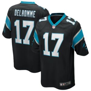 jake delhomme carolina panthers nike game retired player jersey black clowdercats k6sgk.jpg