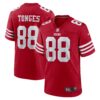 jake tonges san francisco 49ers nike team game jersey scarlet clowdercats ivqkr.jpg