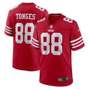 jake tonges san francisco 49ers nike team game jersey scarlet clowdercats ivqkr.jpg