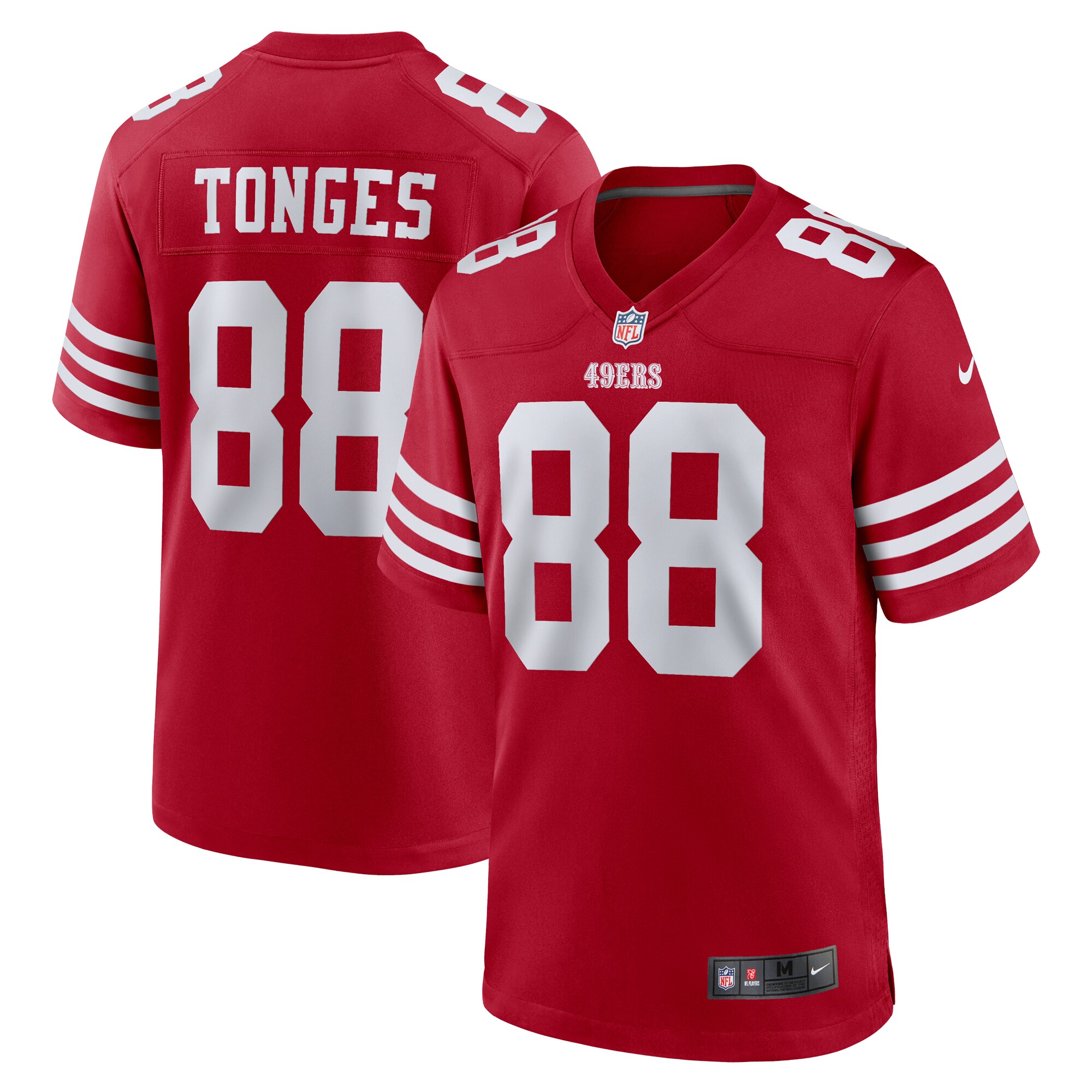 jake tonges san francisco 49ers nike team game jersey scarlet clowdercats ivqkr.jpg
