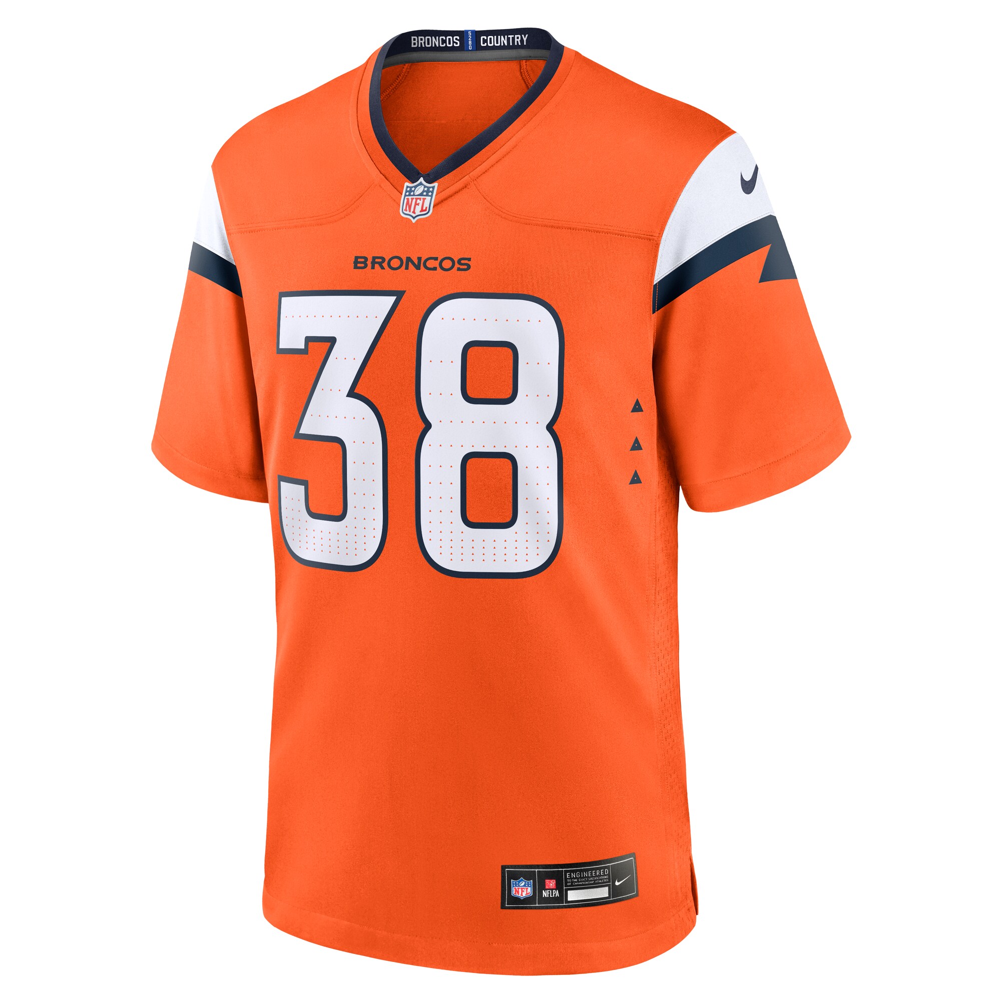 jaleel mclaughlin denver broncos nike team game jersey orange clowdercats soerc.jpg